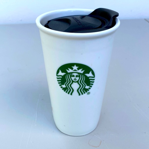 Starbucks Kitchen Starbucks Ceramic Travel Mug Oz Poshmark